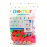 Fluorescerende balloner 100 stk