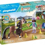 Playmobil Horses Waterfall: Zoe og Blaze med forhindringer 71355