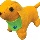 Filt-sæt – brun hund til syning