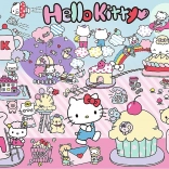 Puslespil Opdag verden Hello Kitty 300 brikker