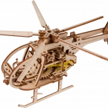Træ 3D-puslespil helikopter