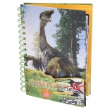 Fløjls-malerier DINOSART – dinosaurer, 12 plader og mini tuscher