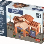 Byggesæt BRICK TRICK Banegård XL