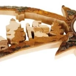 Juledekoration fyrfadsstage Létavice