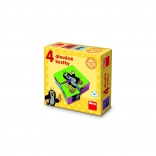 Træbilledklodser KRTEČEK – 4 klodser