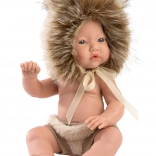 Llorens nyfødt drengebaby – realistisk babydukke 31 cm med fuldvinylkrop