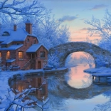 art puzzle Snedækket drøm – puslespil 1000 brikker