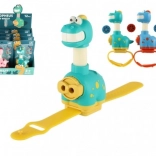 Armbåndsprojektor med dinosaur til børn, plast, 11 cm, 3 farver