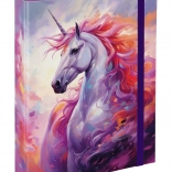 Baagl mapper til A5-skolehæfter Enhjørninge Kongerige