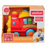 Interaktivt tog med dyrelyde