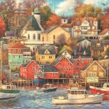 Puslespil 1500 brikker Kompakt Gode Tider Havn