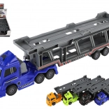 Autotransportlastbil i plast med friktionsdrev 45 cm