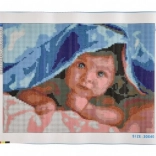 Diamantmaleri Søde småbørn 30x40 cm