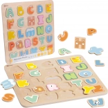 Classic World træ Montessori puslespil alfabet 27 stk