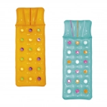 Bestway oppustelig luftmadras med pude 188 × 71 cm – Orange