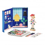 Petit Collage magnetisk påklædningstøj til børn