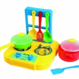 Gaskomfur med gryder PARTY WORLD