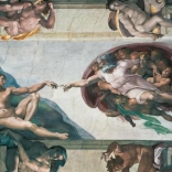Puzzle Ravensburger Michelangelo: Skabelsen af Adam