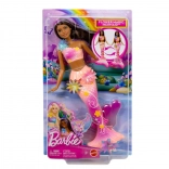 Barbie havfrue brunet – Blomstrende blomster