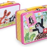 Blikæske Kuffert Krtek Pink til børn