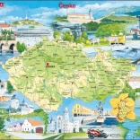 Larsen puslespil seværdigheder i Tjekkiet 78 brikker