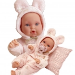 Antonio Juan Kika realistisk babydukke 27 cm med blødt krop og bevægelige lemmer