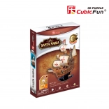 3D Puzzle Skib Santa Maria
