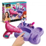 clementoni crazy chic glitrnegle – kreativt sæt til neglepynt for børn