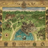 Puslespil HARRY POTTER Hogwarts-kort 1500 brikker Ravensburger