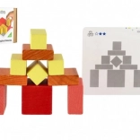 2i1 Træbygningssæt og puslespil for børn