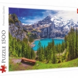Puslespil Oeschinensee Alperne 1500 brikker
