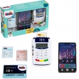 Legetøjs-POS betalingsterminal med smartphone og tilbehør KLEIN