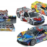 Metalbil med pull-back 12 cm