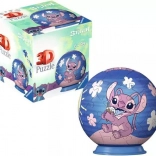 3D puzzleball DISNEY Stitch & Angel 54 brikker fra Ravensburger