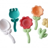 PLEJO sandforme – blomster, 6 stk