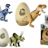 Lysende dinosaurfigur i æg