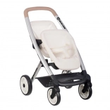 Sportsklapvogn til dukker for tvillinger SMOBY Maxi Cosi, beige