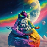 Puzzle Art Puzzle kosmisk ro 1000 brikker