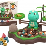 Dinosaur fiskeri og vægt spil til børn