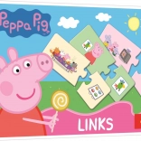 Peppa Gris puslespil med 14 par
