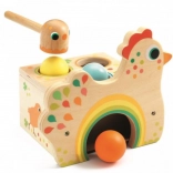DJECO regnbuehøne med bankeleg