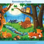 Ravensburger puslespil dyrene før sengetid