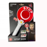 Politiets stopskive med lys