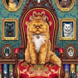 Trefl Puzzle Premium Plus Magic Collection: Kočkománie 1000 brikker