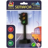 Børne trafiklys med lys og lyd