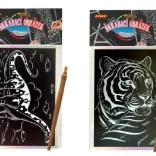 Holografisk skrabebillede – bil