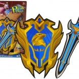 Sæt til blå kriger – skumsværd og skjold af EVA