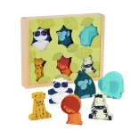 Vilac træfigurer fra junglen