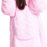 Varmt børne-hoodie-tæppe med hætte Cozy Noxxiez – enhjørning (7–12 år)