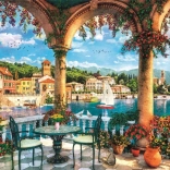 Puslespil Udsigt over Comosøen 1000 brikker